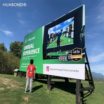 Valla publicitaria al borde de la carretera en Canadá (Panel de señalización ...